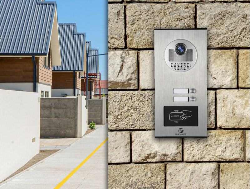 Vídeo Portero Citófono Para 2 Casas Viviendas