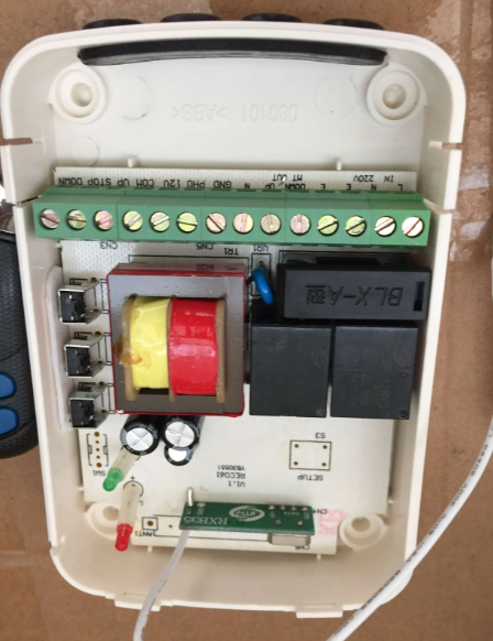 Kit Motor central JJ Mercy 180Kg + central con Pulsador