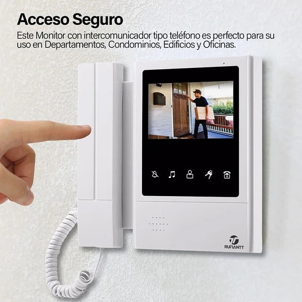 Monitor Con Teléfono Pantalla Lcd 4.3" Hd Manos Libres