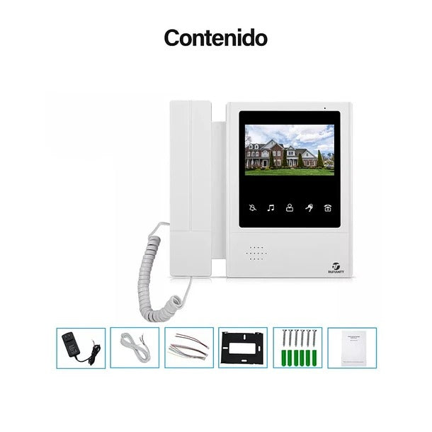 Monitor Con Teléfono Pantalla Lcd 4.3" Hd Manos Libres
