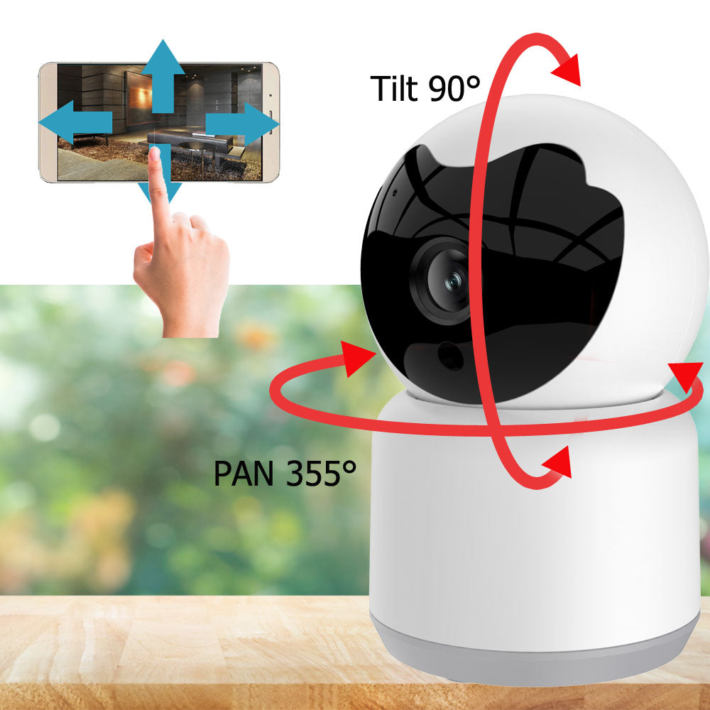 Cámara wifi inteligente Tuya 1080P PTZ