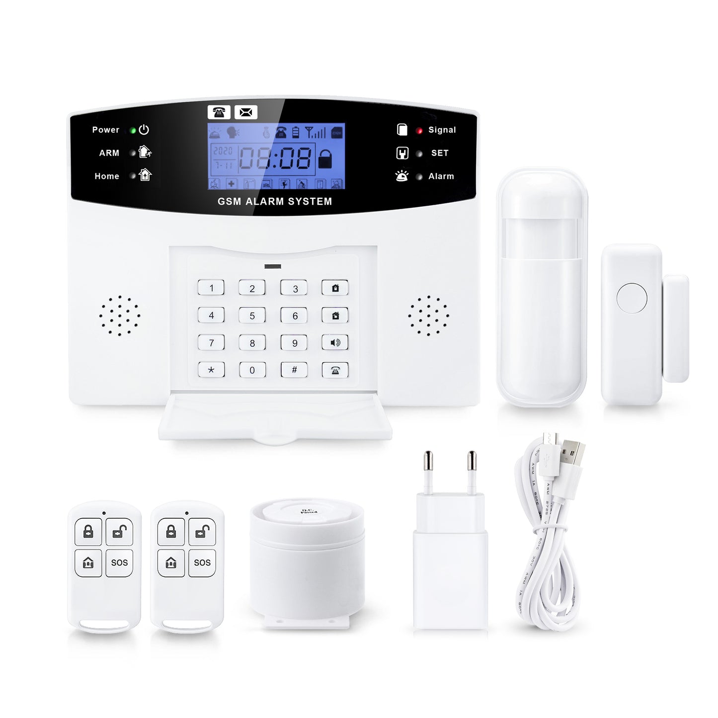 Kit Alarma Seguridad Inteligente Gsm Wifi Tuya Smart