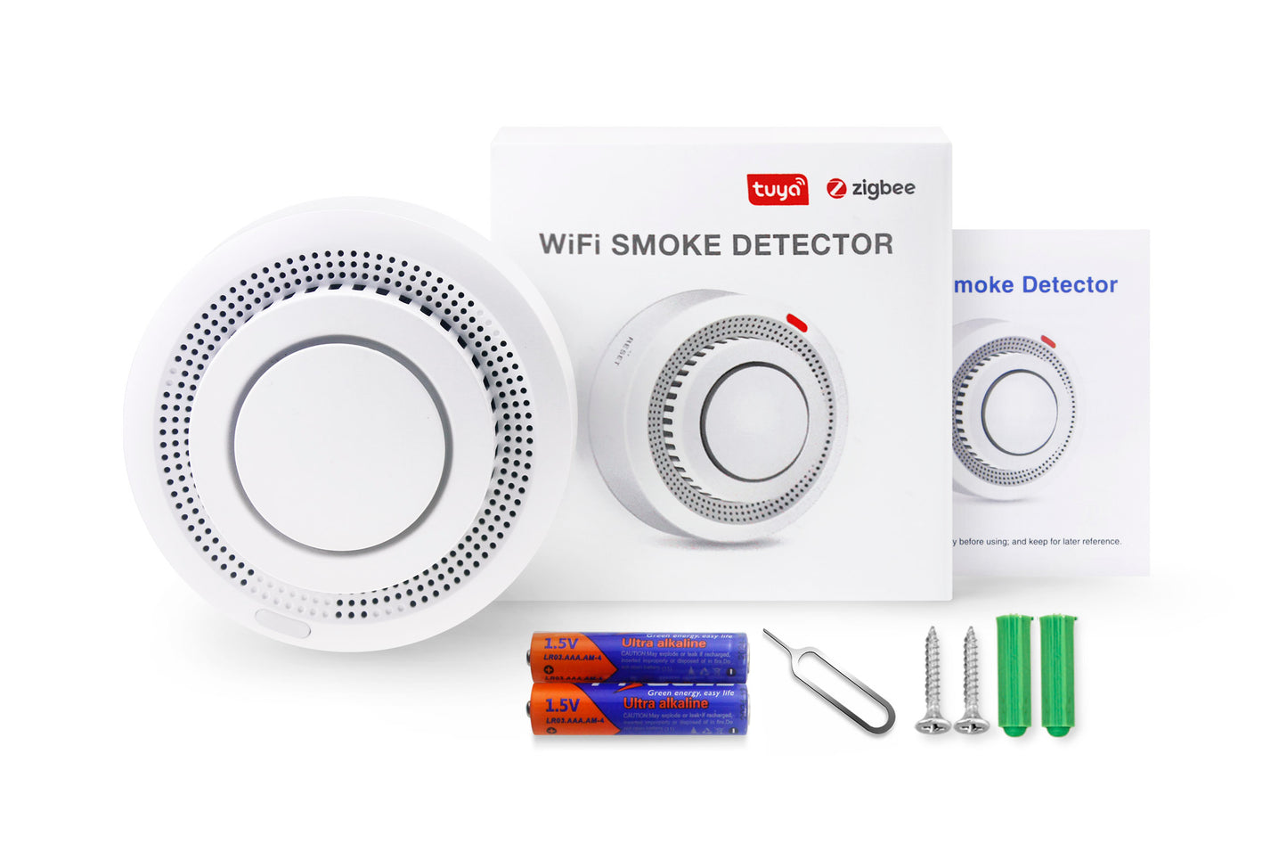 Sensor Detector de Humo Inteligente Tuya Smart Wifi