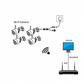 KIT IP HD 4 Canales Inalambrico Con Audio Hikvision