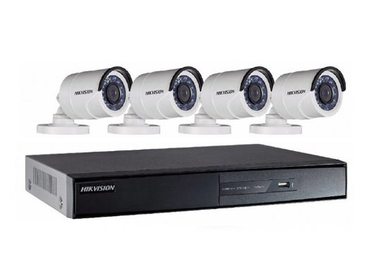 Kit Analogo 1080P DVR 4CH 4Bala + 1TB Video Hikvision