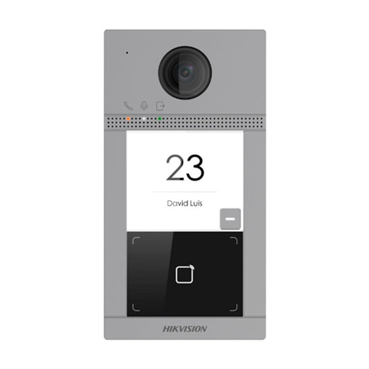 Placa de Calle IP 2MP WiFi Web Lector PoE DS-KV8113-WME1(C) Hikvision