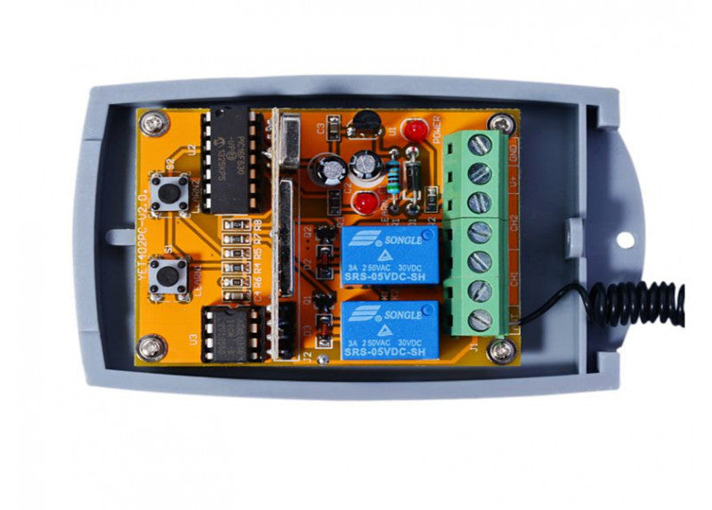Receptora RX ATC 2 Canales 433 Mhz Rolling Code – Servicios JJ Twins