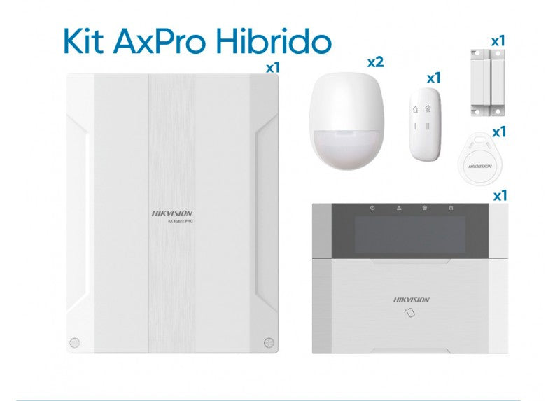 Kit Alarma AxPro Hibrido DS-PHA64-Kit-WB Hikvision